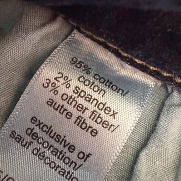 Maurices Jeans Womens Size 5/6 Long 6L Blue Embroidered pockets bootcut silver - Picture 7 of 16